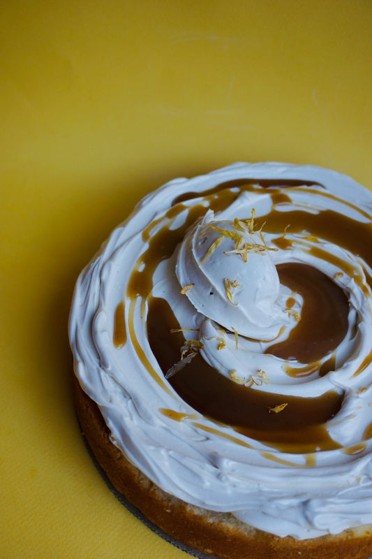 Butterscotch Bourbon Vanilla Table Cake
