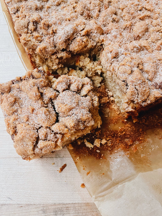 Apple Cider "Donut" Crumb Cake