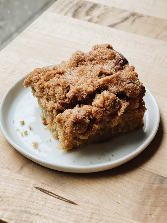 Apple Cider "Donut" Crumb Cake